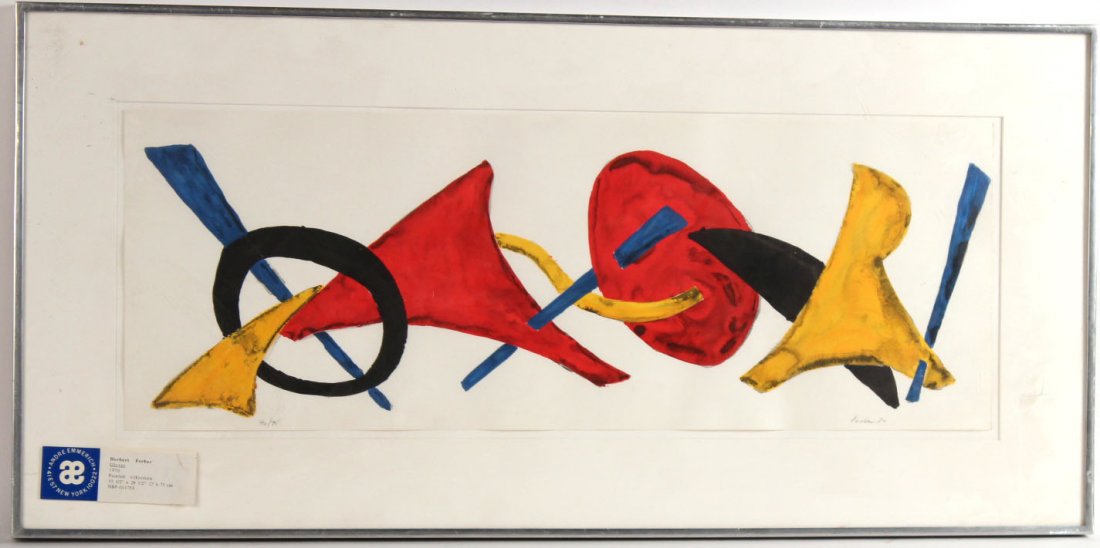 Painted Silkscreen, Herbert Ferber (1 of 8)