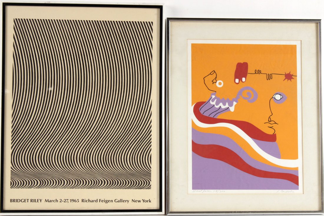 Bridget Riley ポスター Bridget Riley - Riley Blaze Op Art Exhibition Poster - Etsy