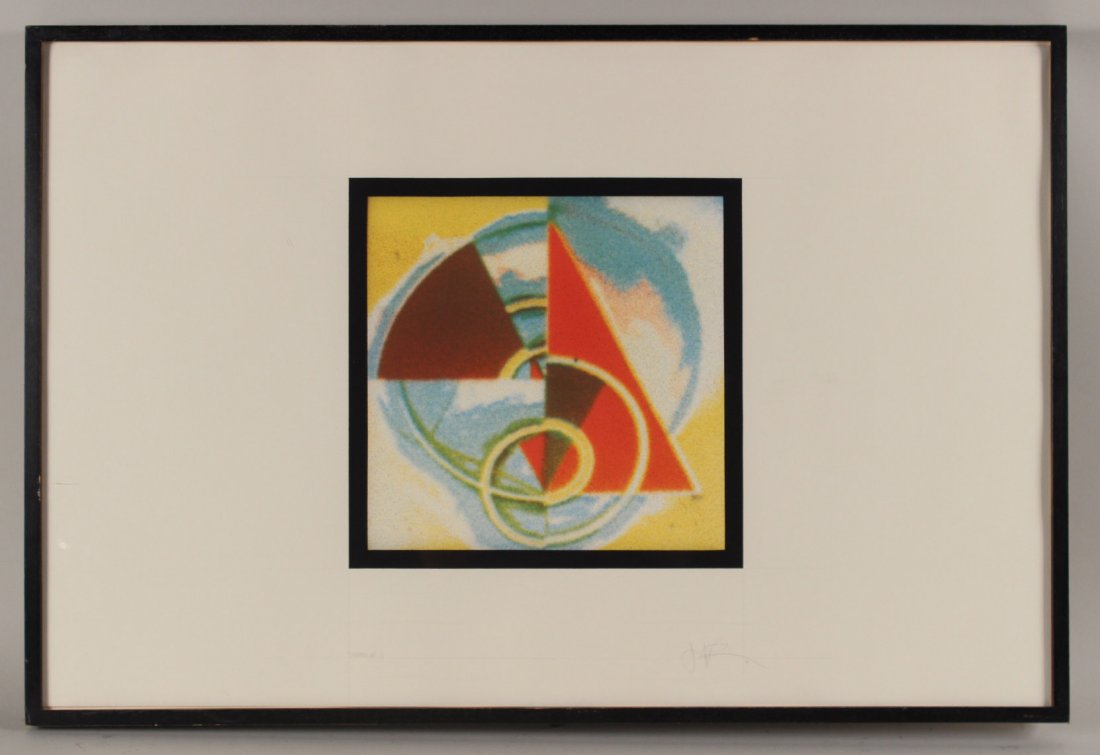 Lithograph, "Liverpool #4," John Pearson: (English, b. 1940), signed in pencil l.r. RDA#71134. Bin#40. Sight size: 25"h x 38"w