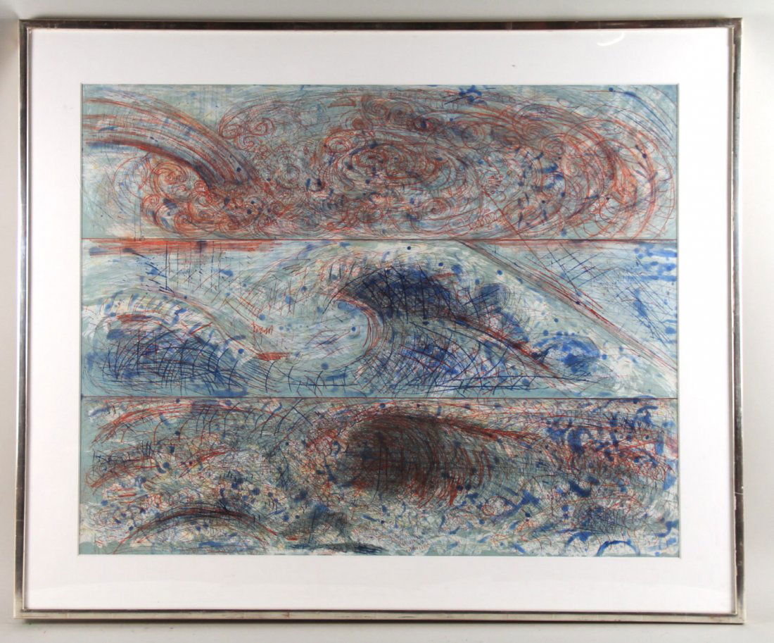 Color Etching, Abstract, Pat Steir (1 of 6)