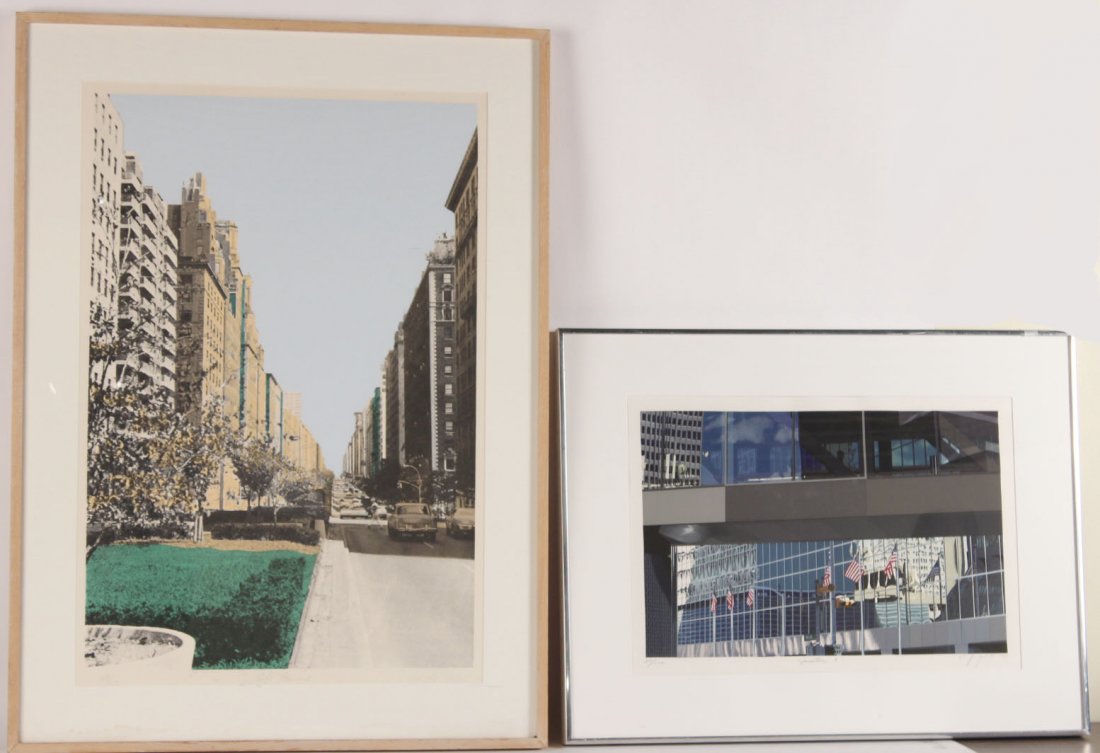 Silkscreen, "Houston II," C.J. Yao (1 of 10)