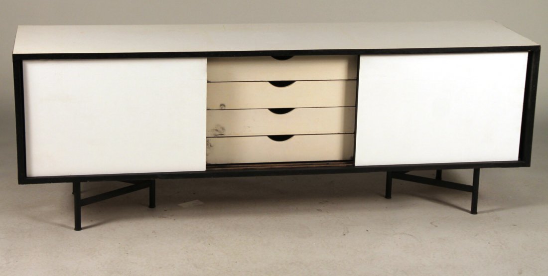 Robin Day White-Painted Low Cabinet (1 of 10)