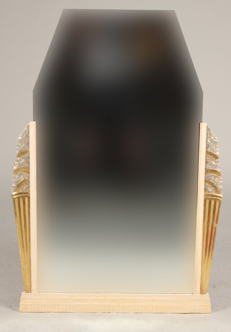 Art Deco Silver-and-Gold Painted Mirror (1 of 5)