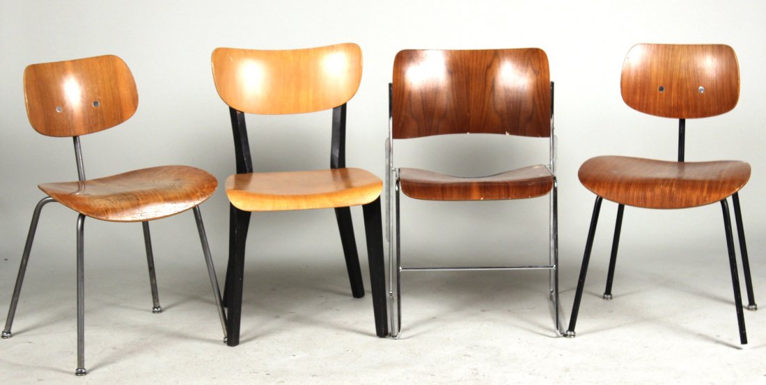 Four Danish Modern Side Chairs (1 of 10)