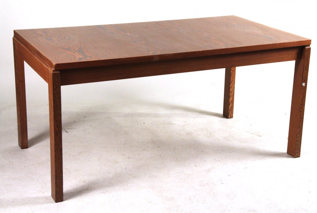 Contemporary Grain-Painted Dining Table (1 of 10)