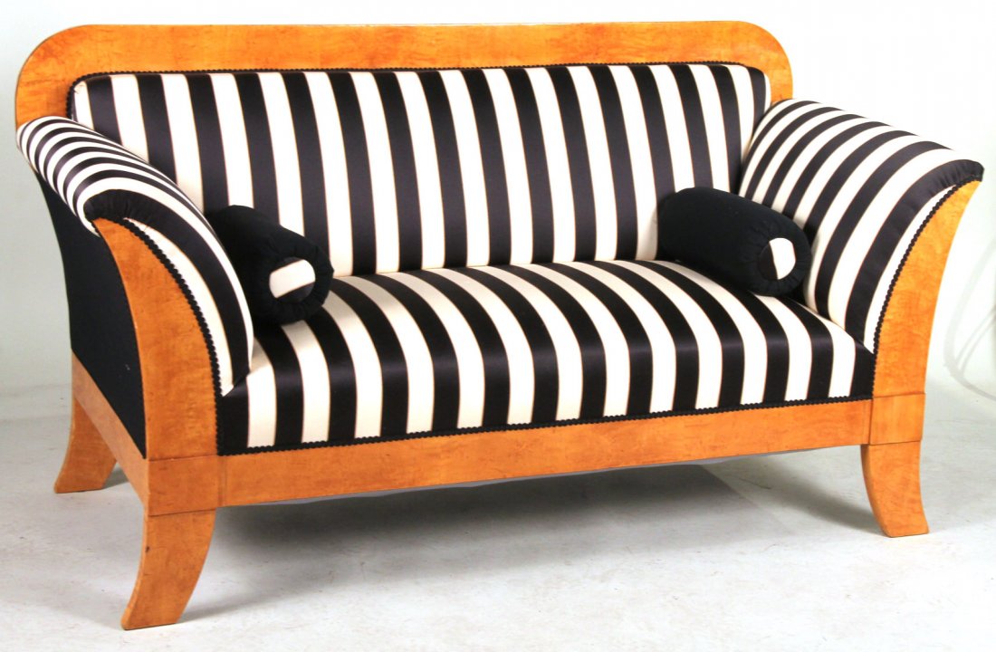 Biedermeier Cherrywood Sofa, Continental (1 of 7)