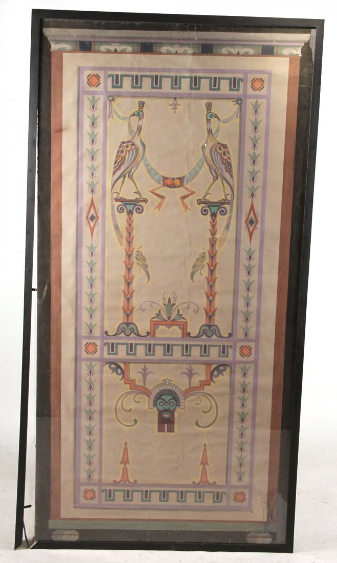 Framed Painted Wallpaper Panel (1 of 10)