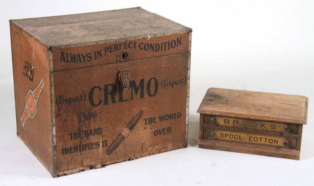 Vintage Cremo Cigar Humidor Trunk (1 of 10)