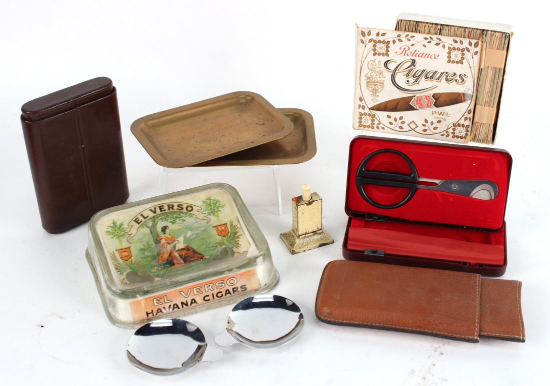 Group of Tobacco and Cigar Related Articles (1 of 8)
