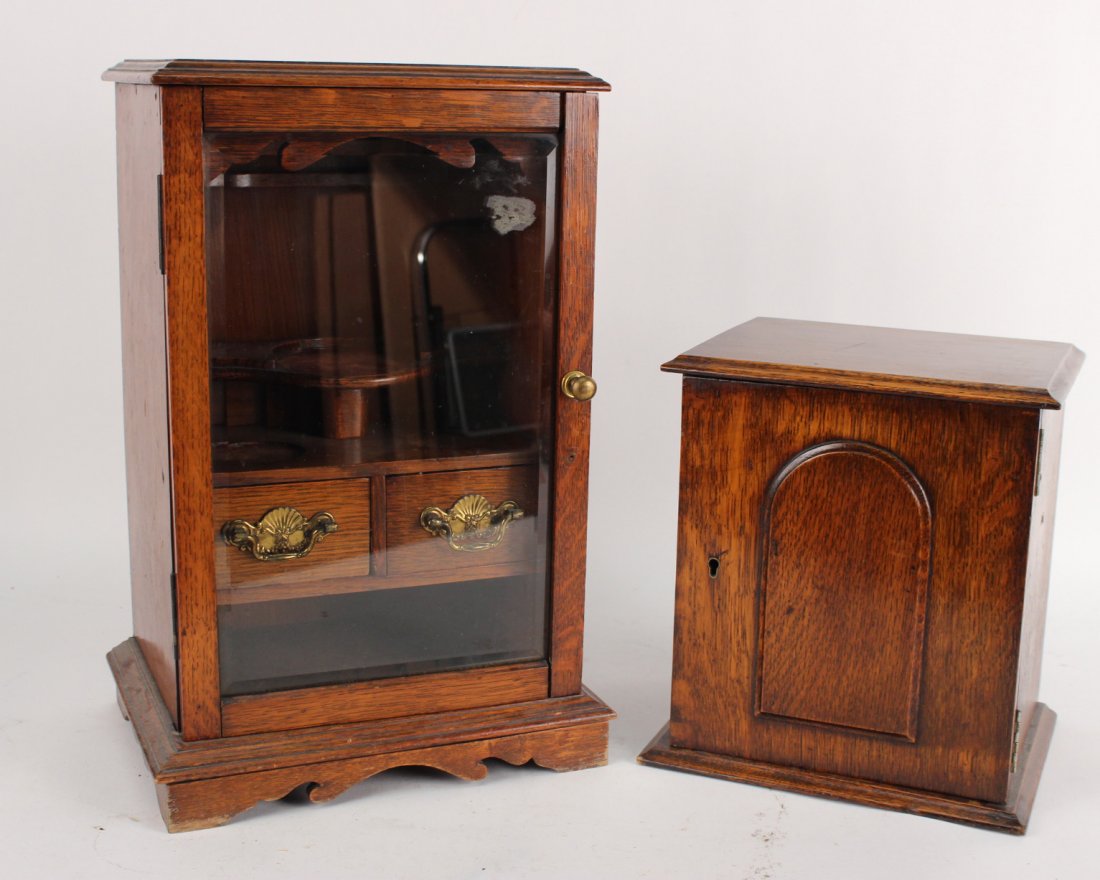 Two Table Top Cigar Cabinets (1 of 10)