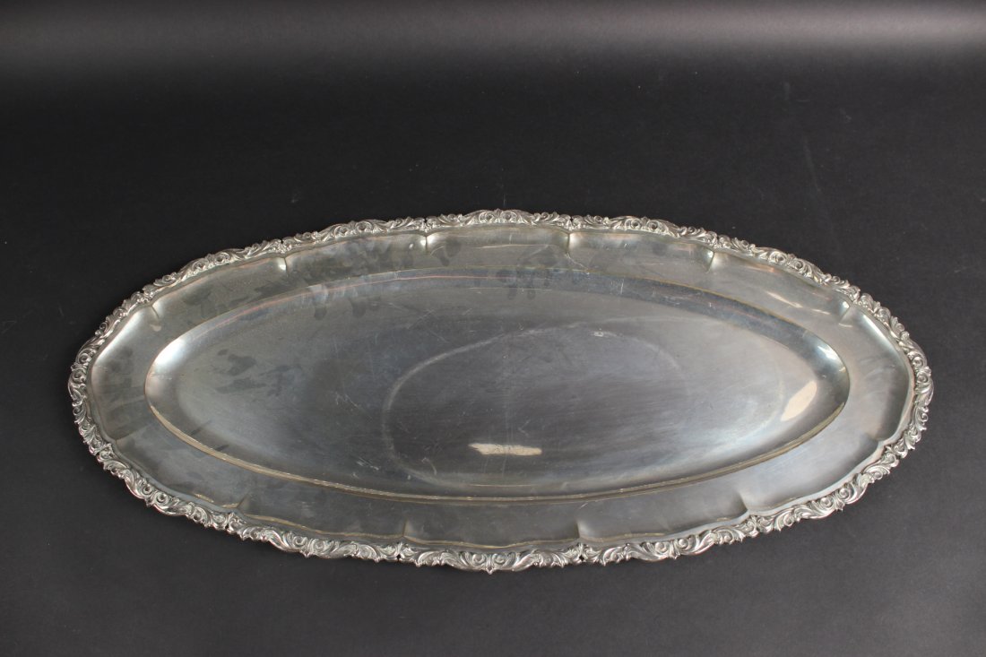Continental 800 Silver Long Oval Platter (1 of 4)