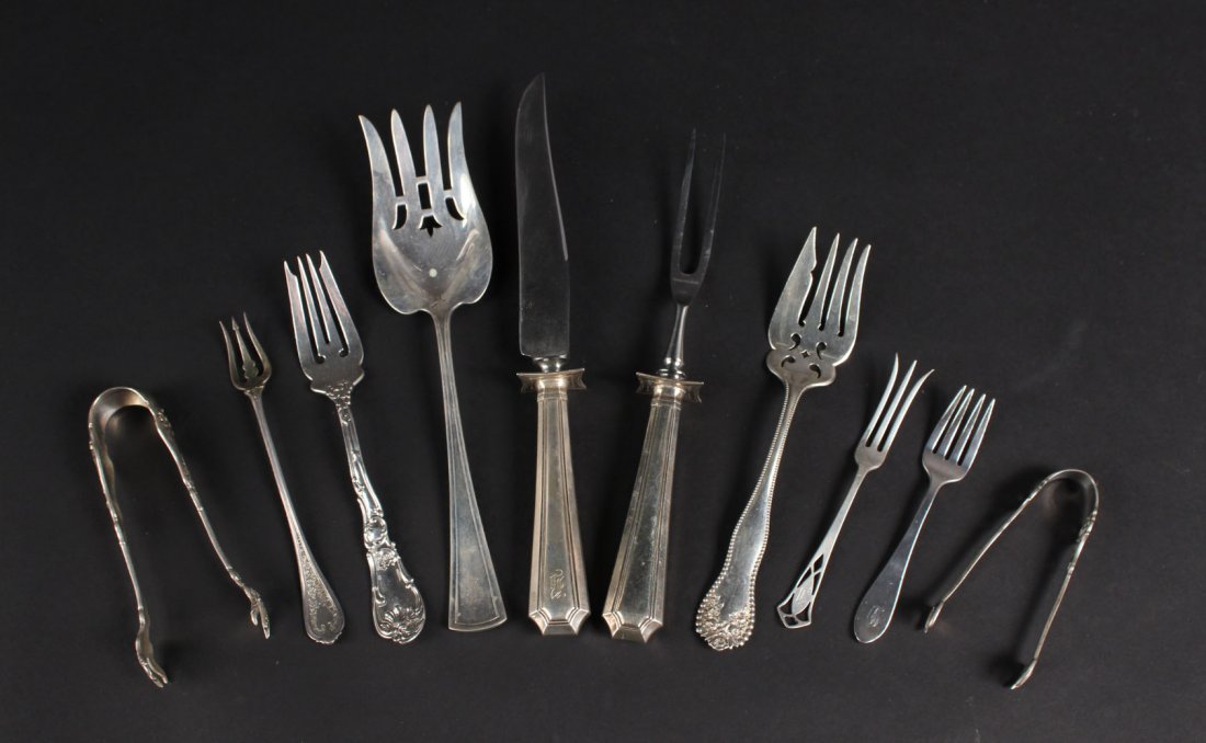 Group of Sterling Silver Flatware Items (1 of 10)