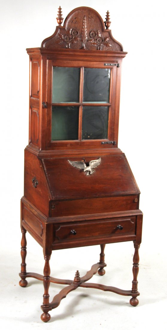 William and Mary Style Walnut Desk on Frame (1 of 10)