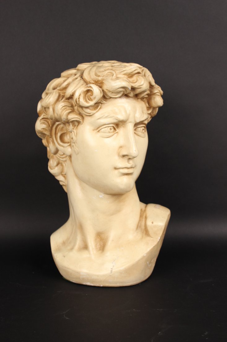Plaster Bust of David, 20th C. (1 of 8)