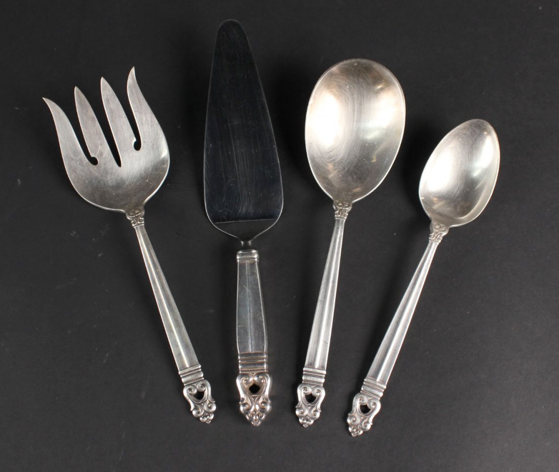 Four Sterling Silver Flatware Serving Pieces (1 of 5)
