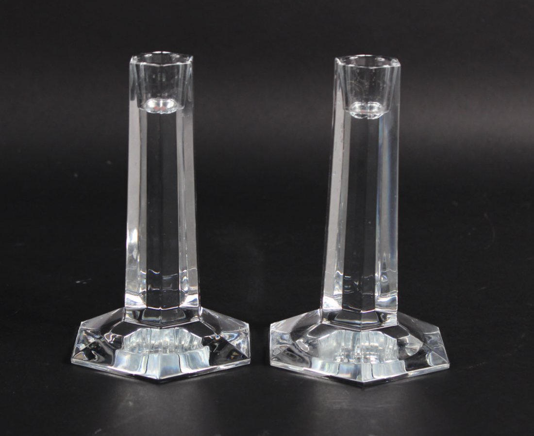 Pair of Tiffany Frank Lloyd Wright Candlesticks (1 of 6)