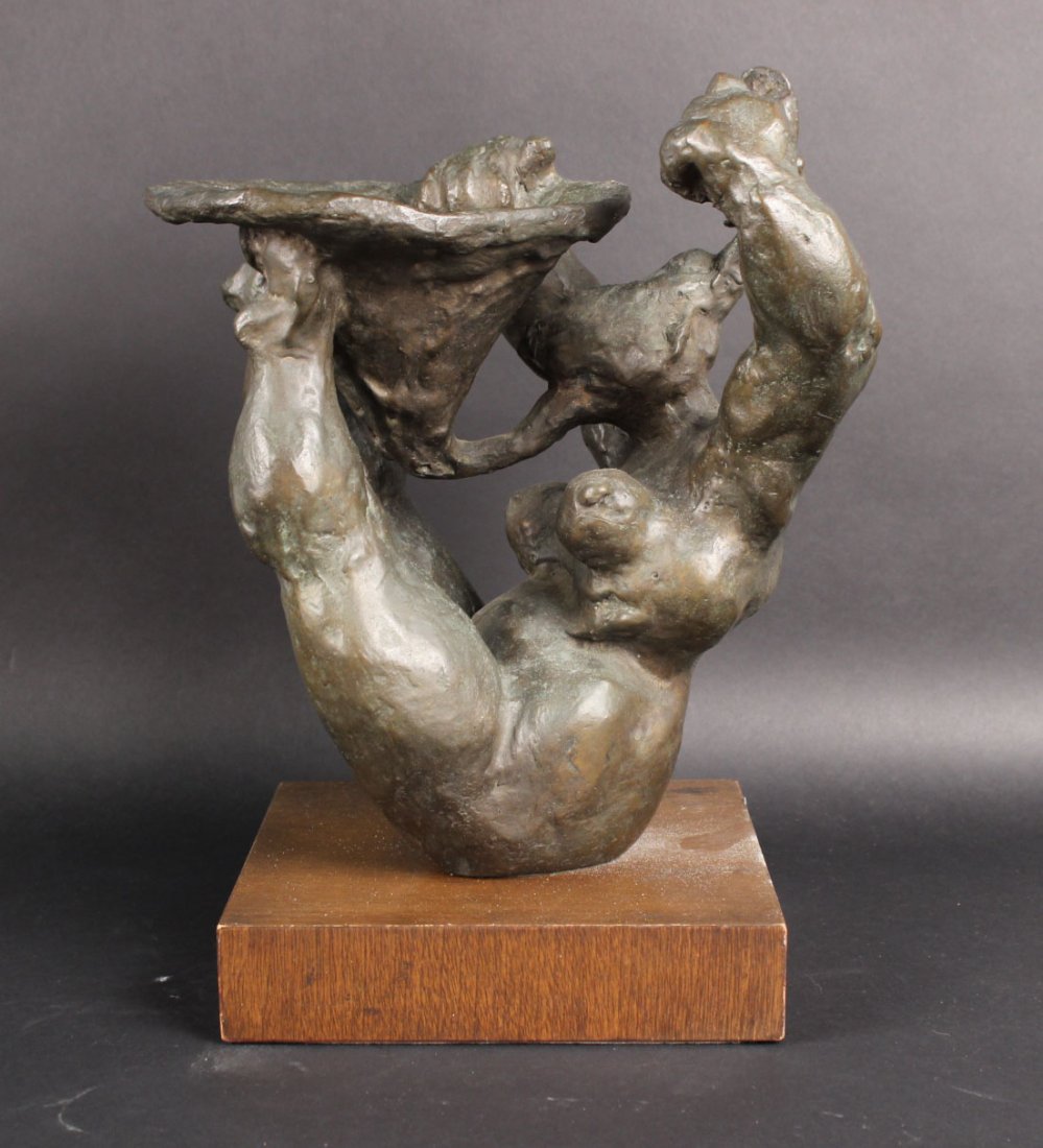 Cast Bronze, Trumpet Player, Bernard Reder (1 of 8)