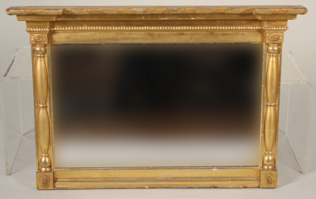Regency Style Giltwood Overmantel Mirror (1 of 9)