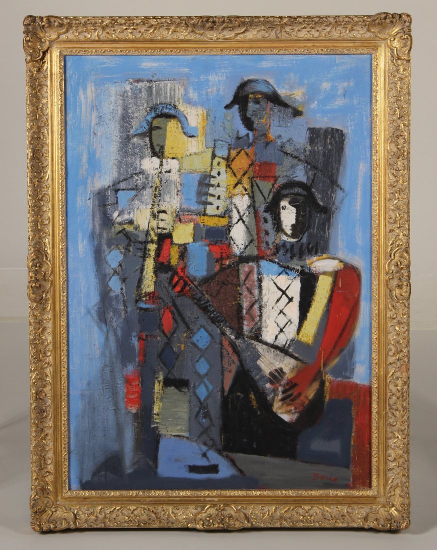 Oil on Canvas, Three Musicians, Pierre Bosco (1 of 9)