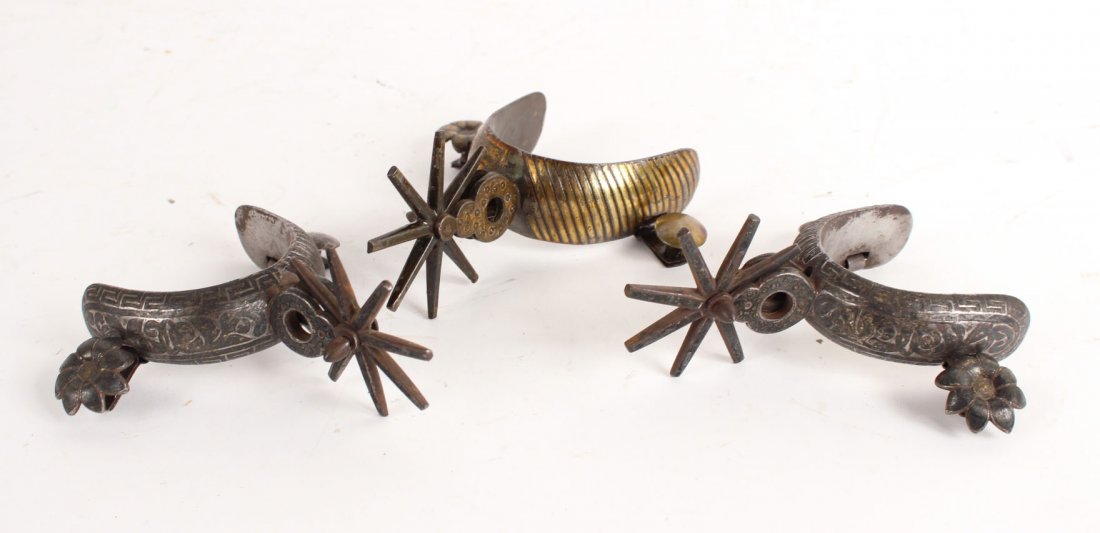 Three Metal Spurs (1 of 4)