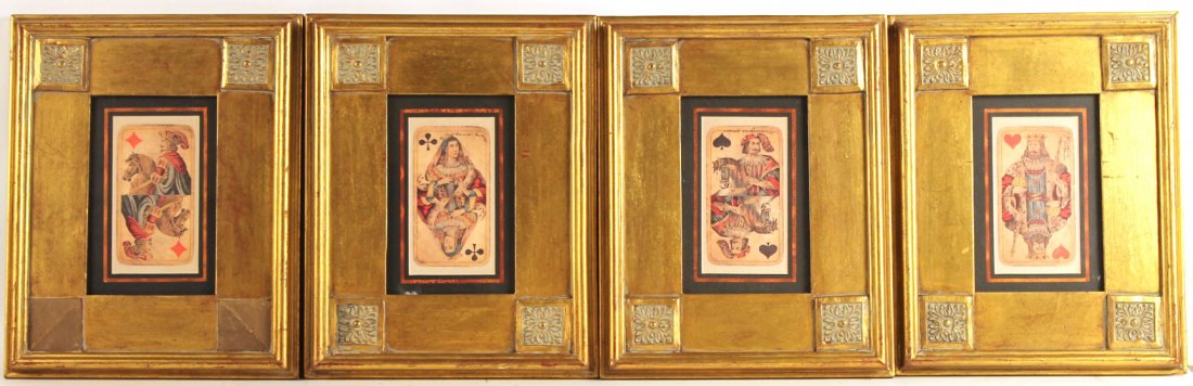 Four Playing Cards Prints (1 of 9)