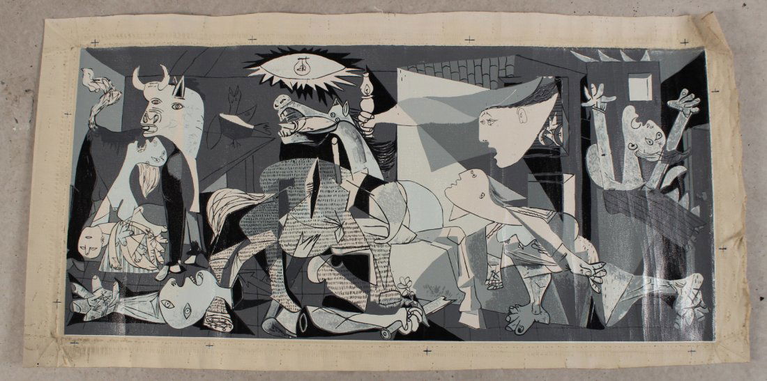 Serigraph on Canvas, "Guernica," (1 of 6)