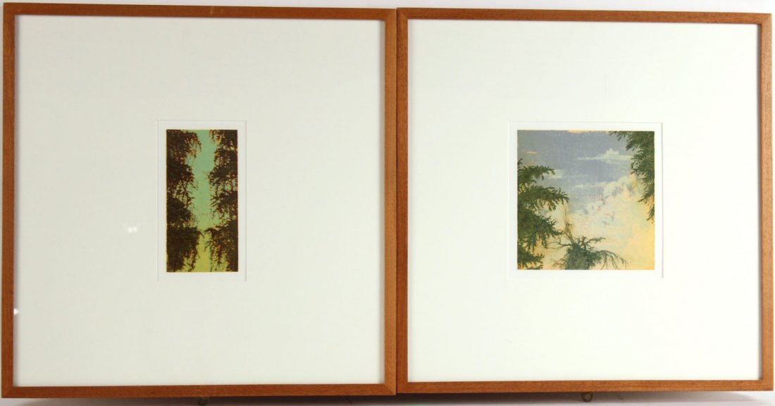 Two Lithographs, Landscapes, Joan Nelson (1 of 9)