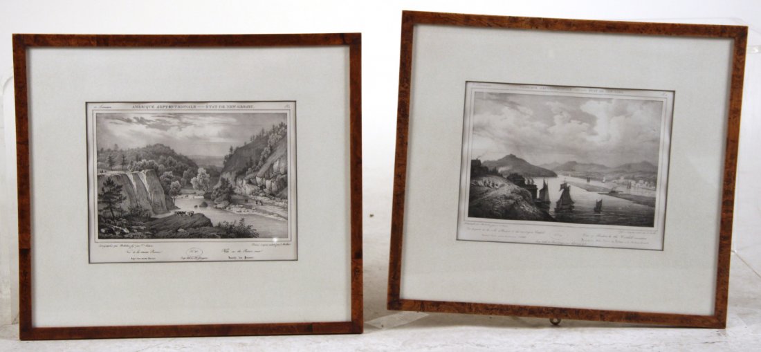Two Landscape Lithographs, J. Milbert (1 of 7)
