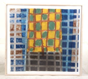 Monotype,"Tony"s on Saturday," Stephen Buckley: Appears unsigned. RDA#23007 Bin#58 Sight size: 32"h x 35"w