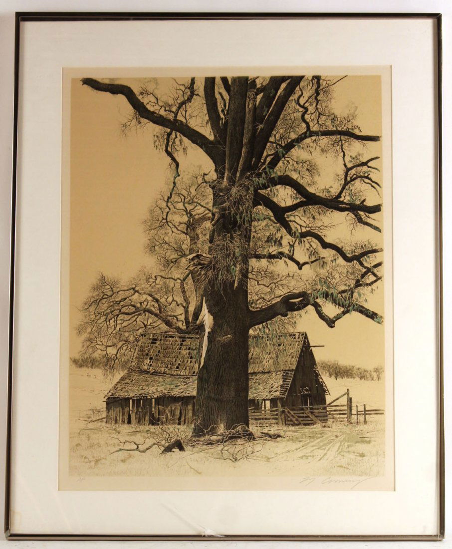 Lithograph, Landscape, Merv Corning (1 of 10)