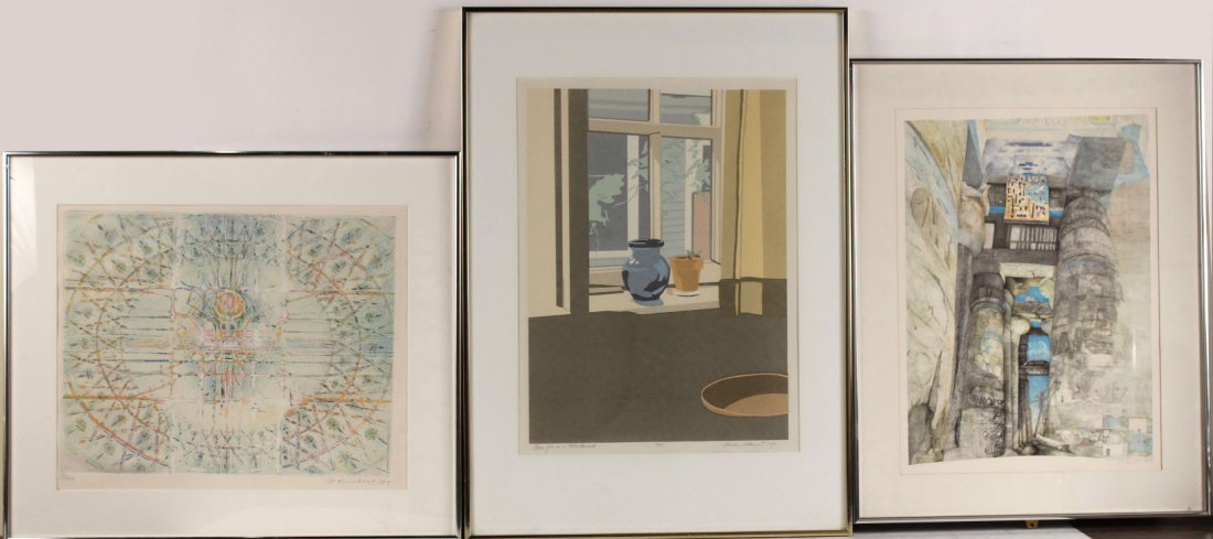 Serigraph, Blue Jar, Anne Silber (1 of 10)