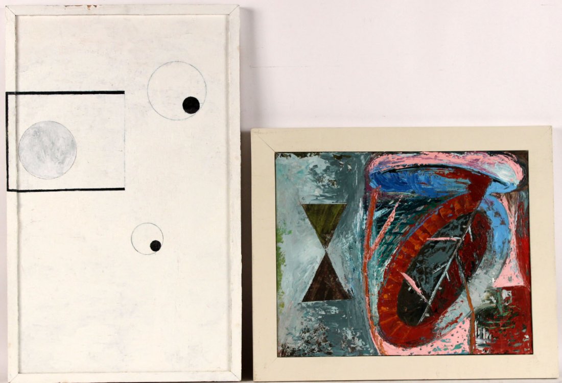 Oil on Wood Board, Abstract, Jim McShea (1 of 9)