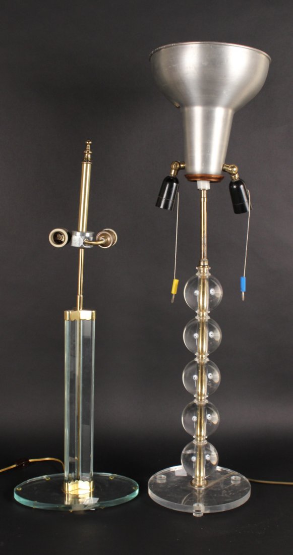 Modern Lucite Venini Table Lamp (1 of 8)