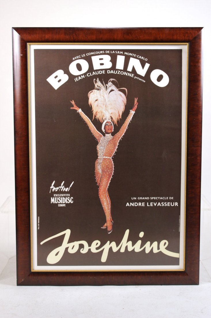 Vintage Poster, "Bobino," Guy Ventouilac: French. Sight size: 4'h x 32-1/2"w
