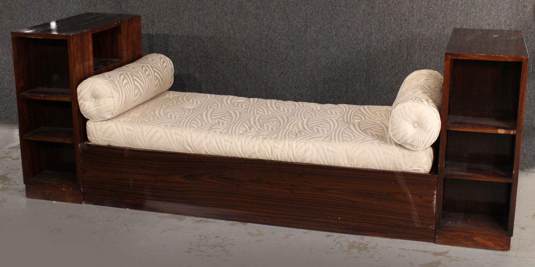 Art Deco Mahogany Daybed (1 of 6)