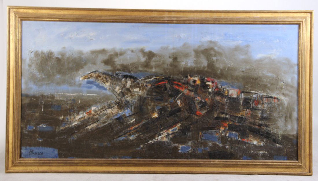 Oil on Canvas, Abstract, Pierre Bosco (1 of 10)