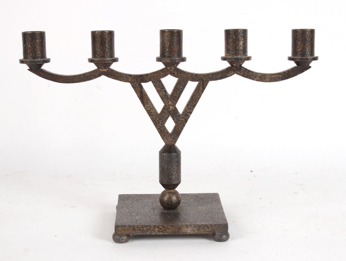 A. Shiffers Bronze Five Arm Candelabra (1 of 7)