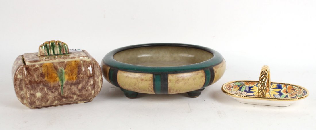 Three Ceramic Polychrome Table Articles (1 of 7)