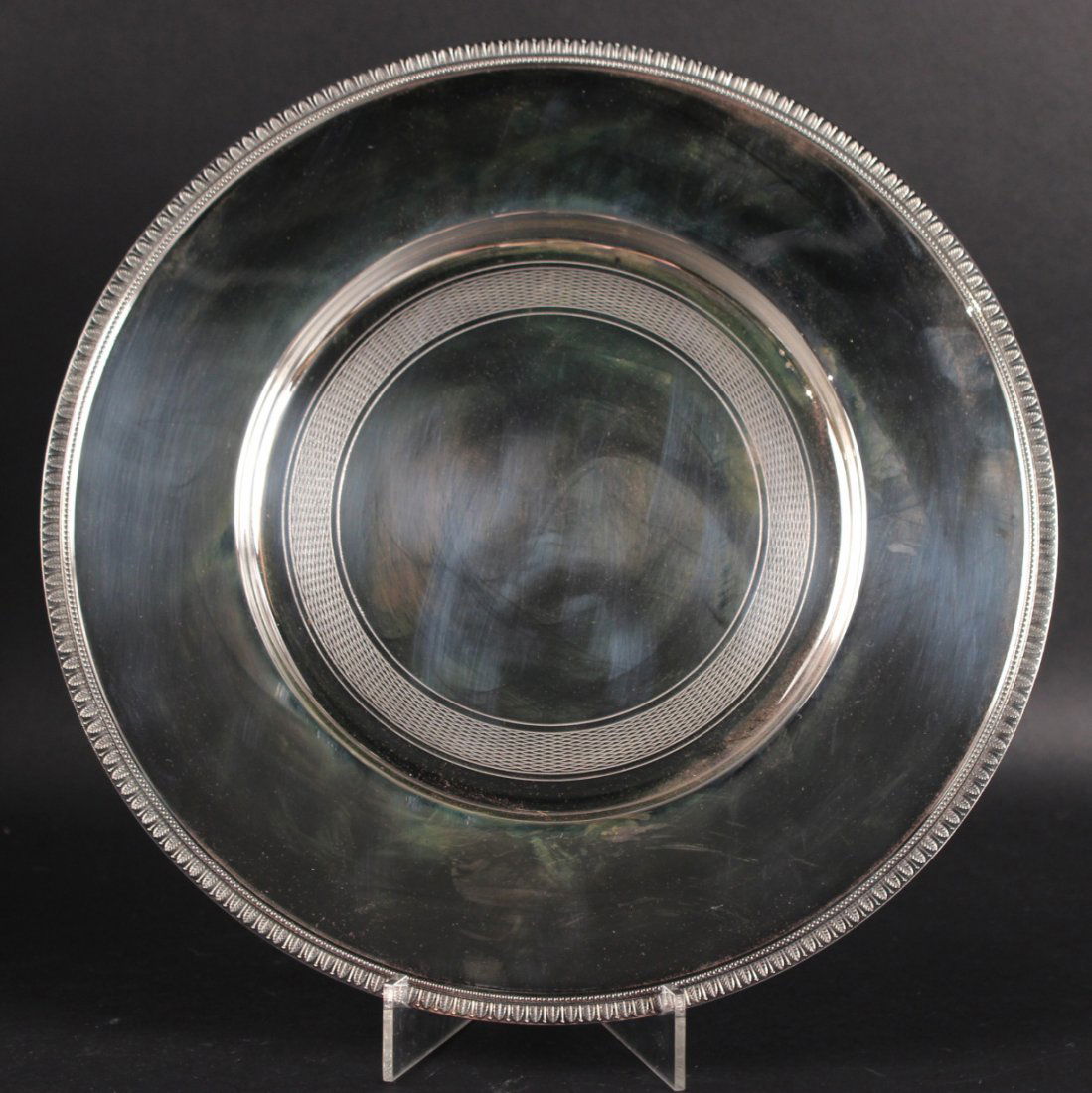 Christofle Silver Plated Circular Serving Tray (1 of 5)