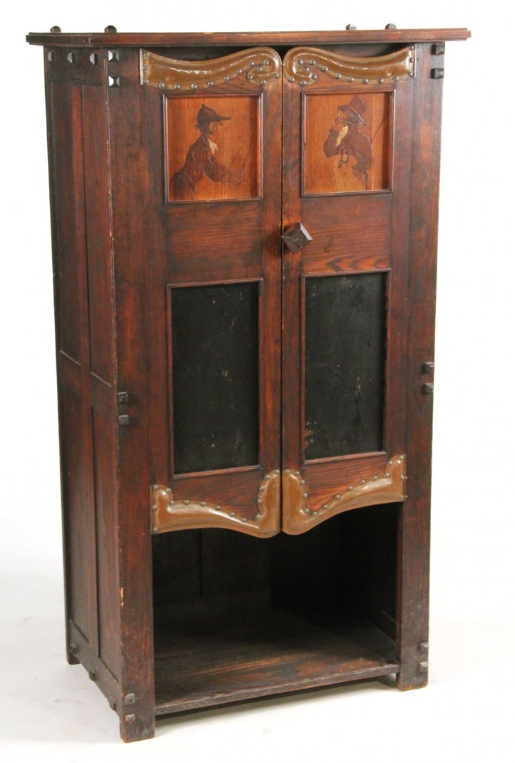 Arts and Crafts Style Oak Cabinet (1 of 10)