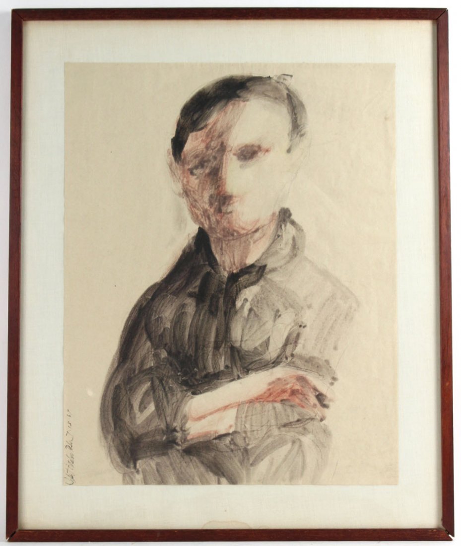 Mixed Media, "Self Portrait" Robert Andrew Parker (1 of 7)