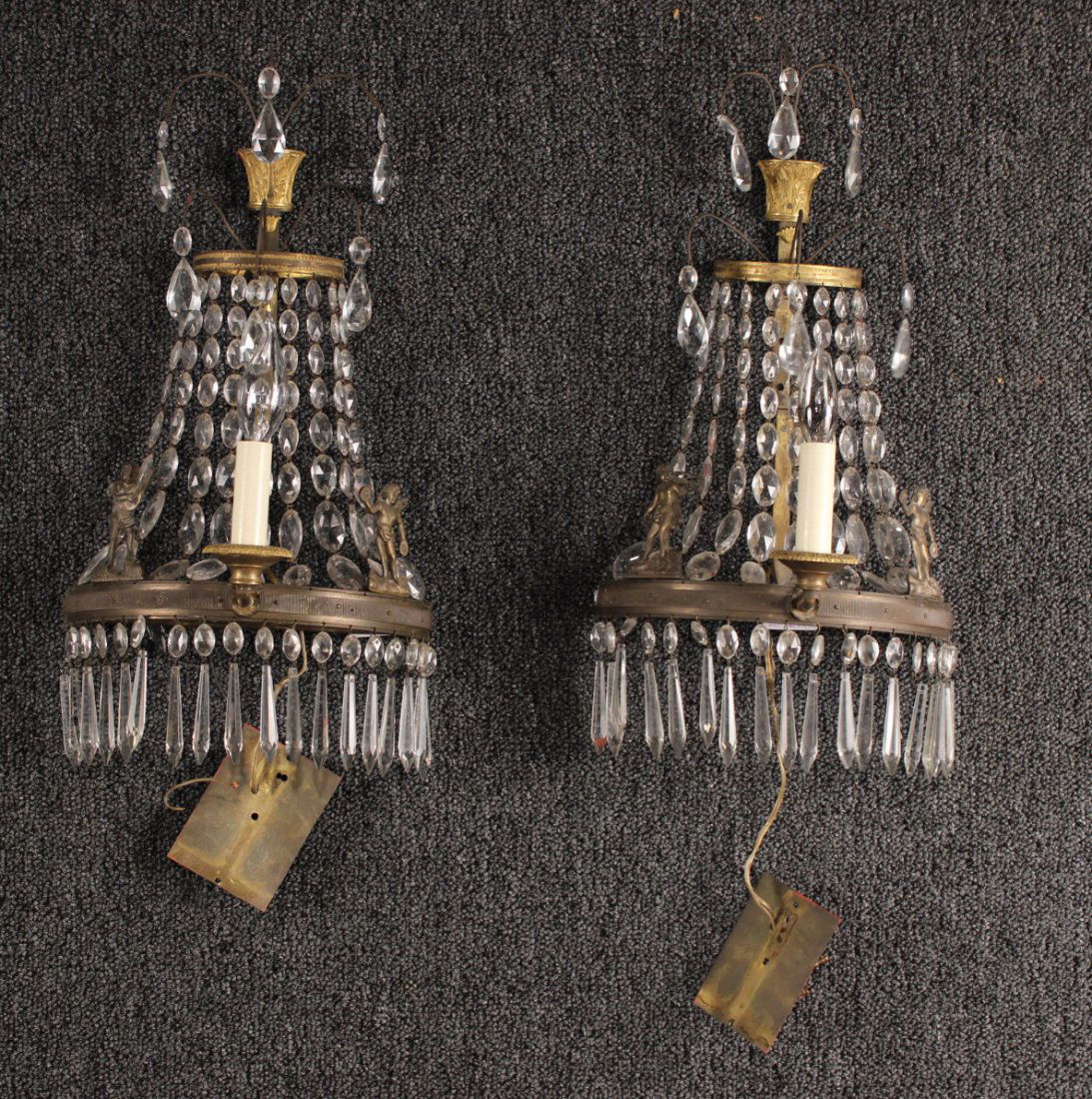 Pair of Neoclassical Style Wall Sconces (1 of 9)