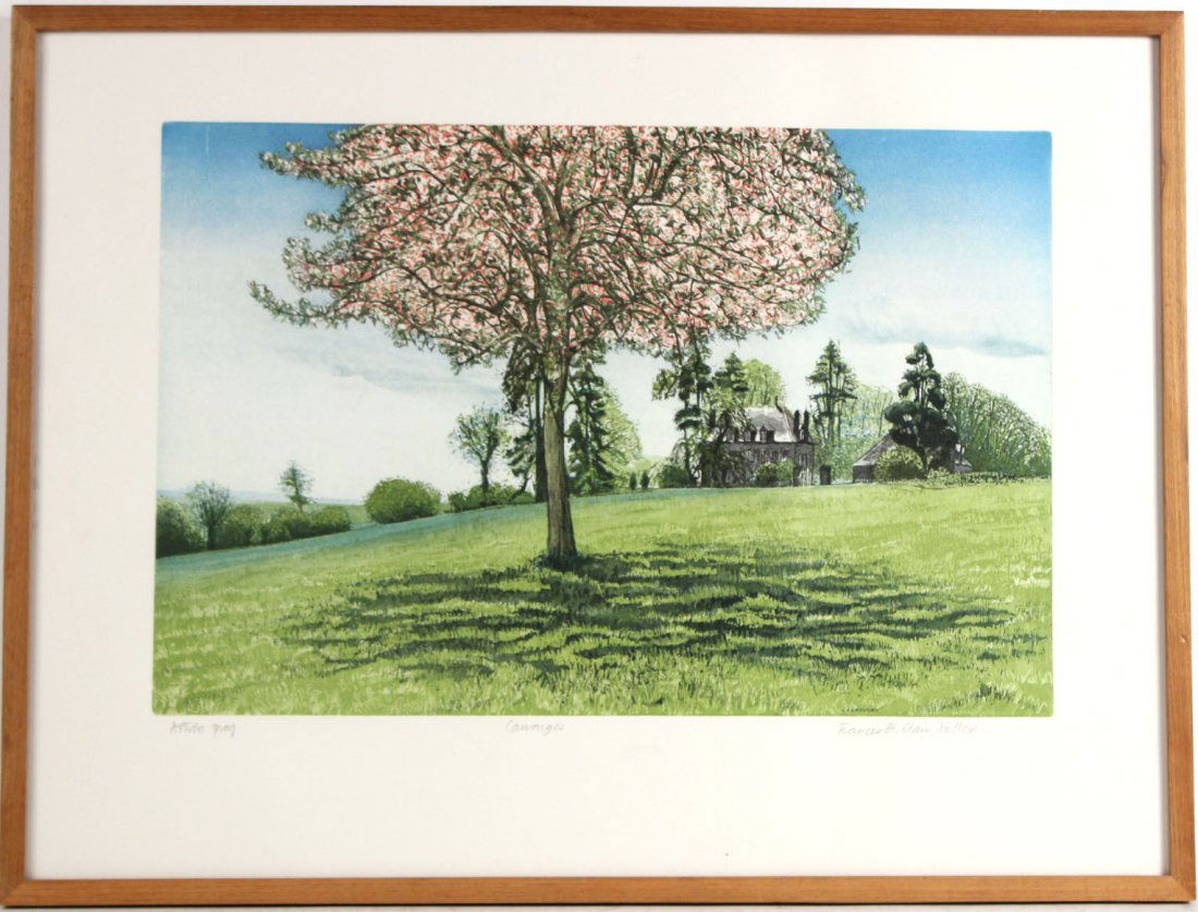 Lithograph, Landscape, Francis St Clair Miller (1 of 8)