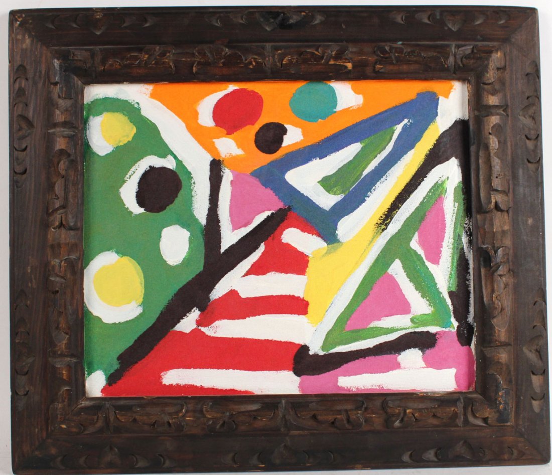 Abstract Acrylic on Canvas, Kim MacConnel (1 of 7)