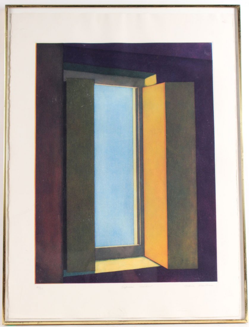 Aquatint Etching "Sophica's Window" Nadia MacPhee (1 of 7)