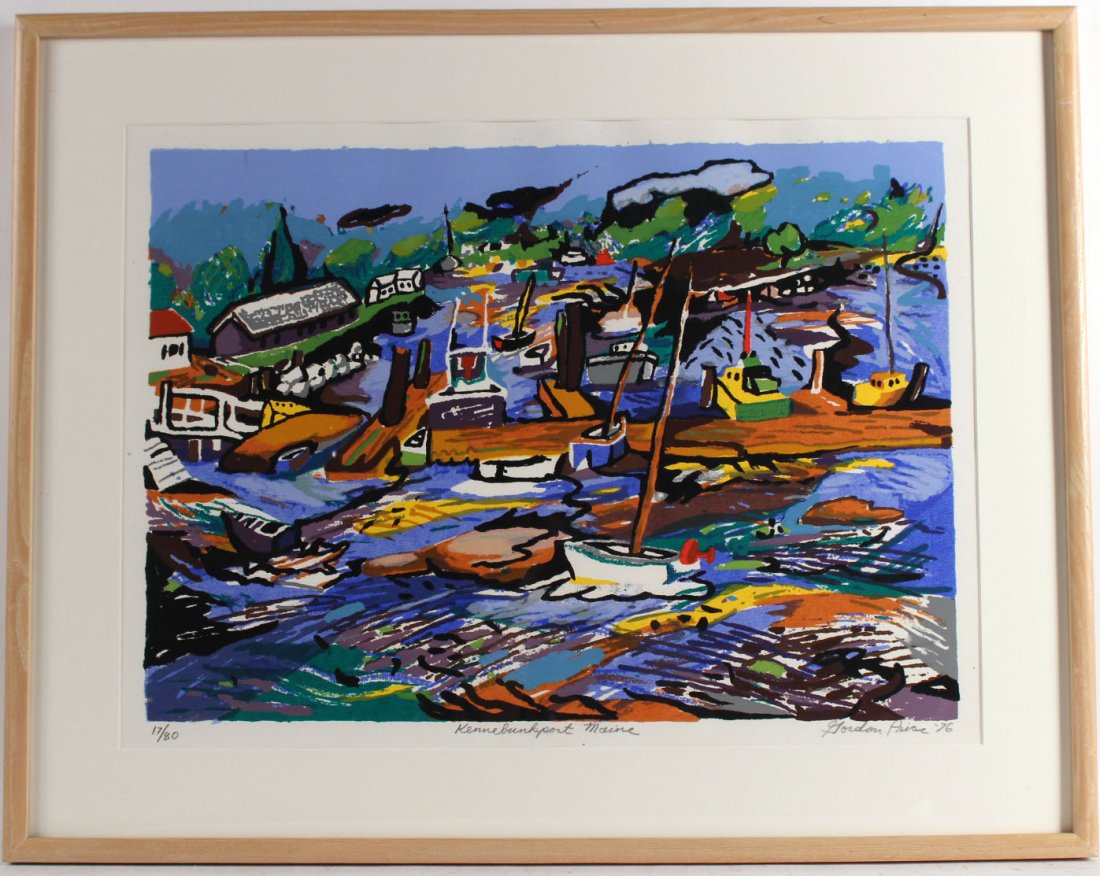 Silkscreen, "Kennebunkport," Gordon Price (1 of 8)