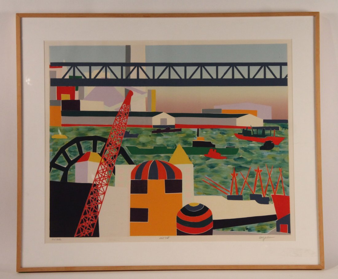 Cut Zinc Relief, "Red Hook," Woody Jackson (1 of 8)