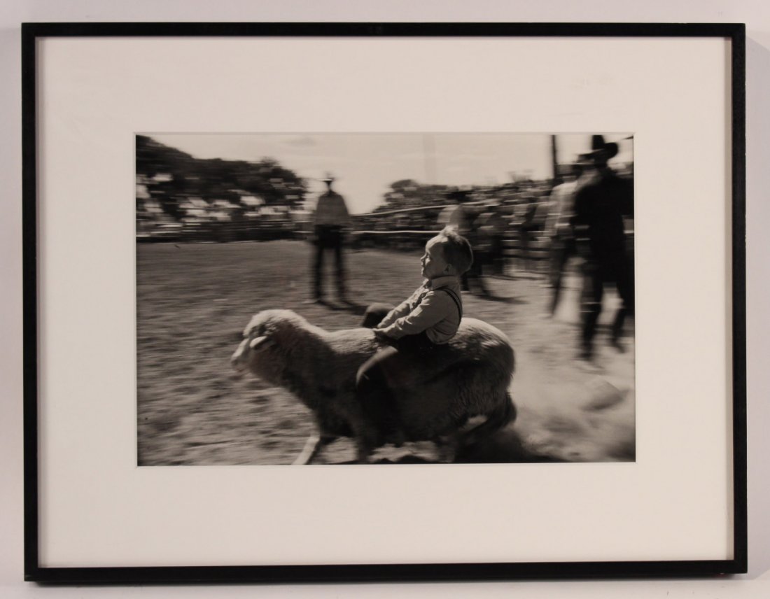 Ektacolor Print "Mutton Buster" Barbara Van Cleve (1 of 3)