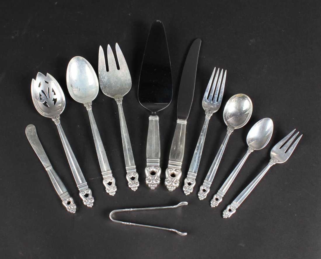 American International Sterling Flatware Service (1 of 7)