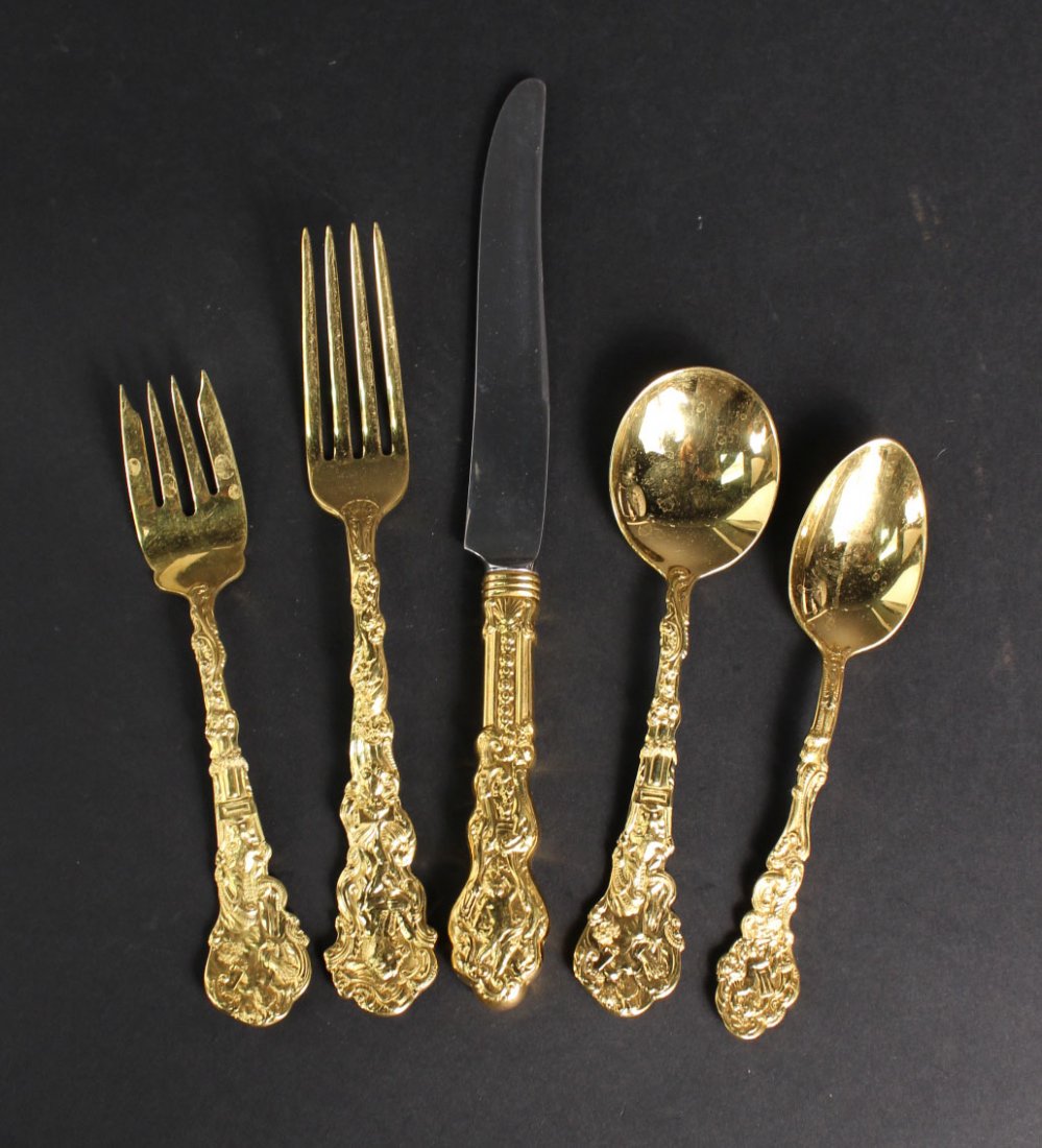 Gorham "Versailles" Pattern Sterling Flatware (1 of 8)